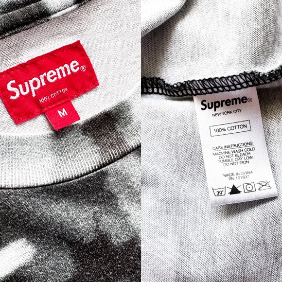 Supreme Letters L/S Top Black Men’s Size Medium Crewneck Long Sleeve Tee SS18 🔥 - Picture 7 of 10